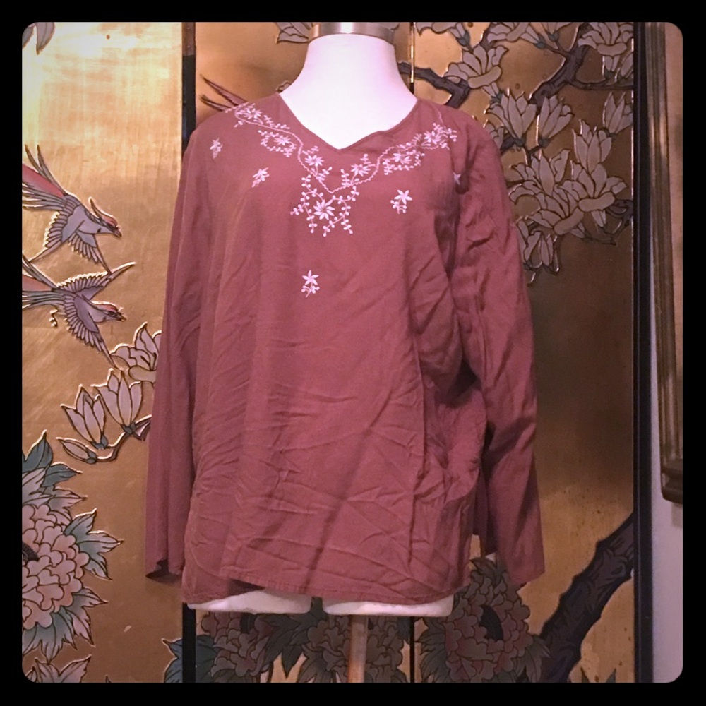 WHITE STAG-Womens Blouse Embroider Details 22/24